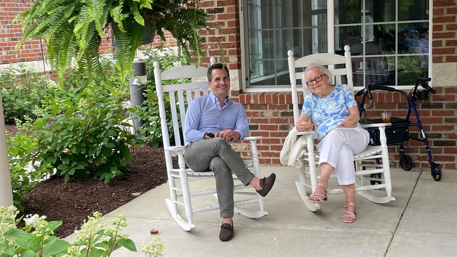 Rocking chairs on the front porch
